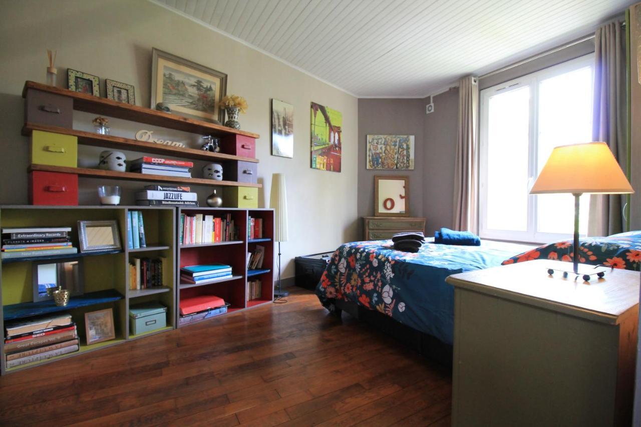 Disponible - Appartement Entier - Ligne H 15Mn Paris-Gare Du Nord, Parking Rue Gratuit, 4 Pers, Station De Train En Face Toutes Les 15Mn, Hippodrome, Cdfas, Universite, Borne Electrique, 1Er Etage Eaubonne Kültér fotó