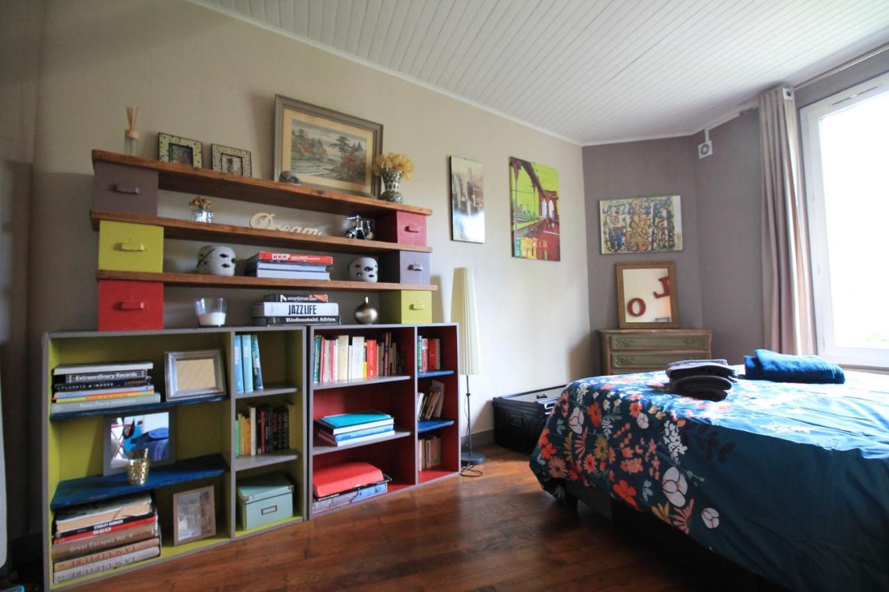 Disponible - Appartement Entier - Ligne H 15Mn Paris-Gare Du Nord, Parking Rue Gratuit, 4 Pers, Station De Train En Face Toutes Les 15Mn, Hippodrome, Cdfas, Universite, Borne Electrique, 1Er Etage Eaubonne Kültér fotó