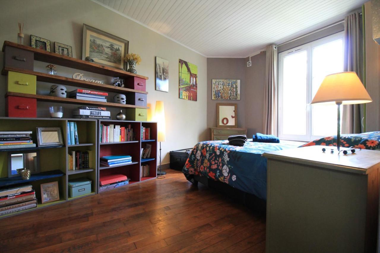 Disponible - Appartement Entier - Ligne H 15Mn Paris-Gare Du Nord, Parking Rue Gratuit, 4 Pers, Station De Train En Face Toutes Les 15Mn, Hippodrome, Cdfas, Universite, Borne Electrique, 1Er Etage Eaubonne Kültér fotó